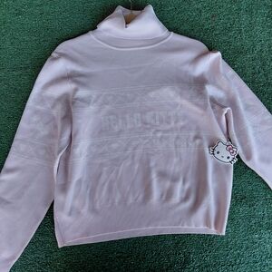 Forever 21 Light Pink Hello Kitty Turtleneck Sweater